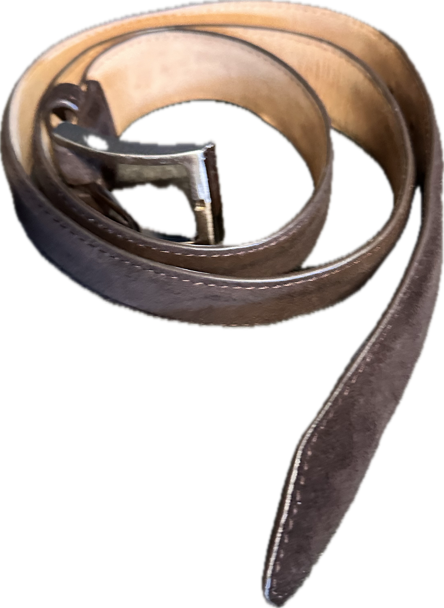 THE GENTLEMEN: Michael's Loake Leather Brown HERO Belt (36)
