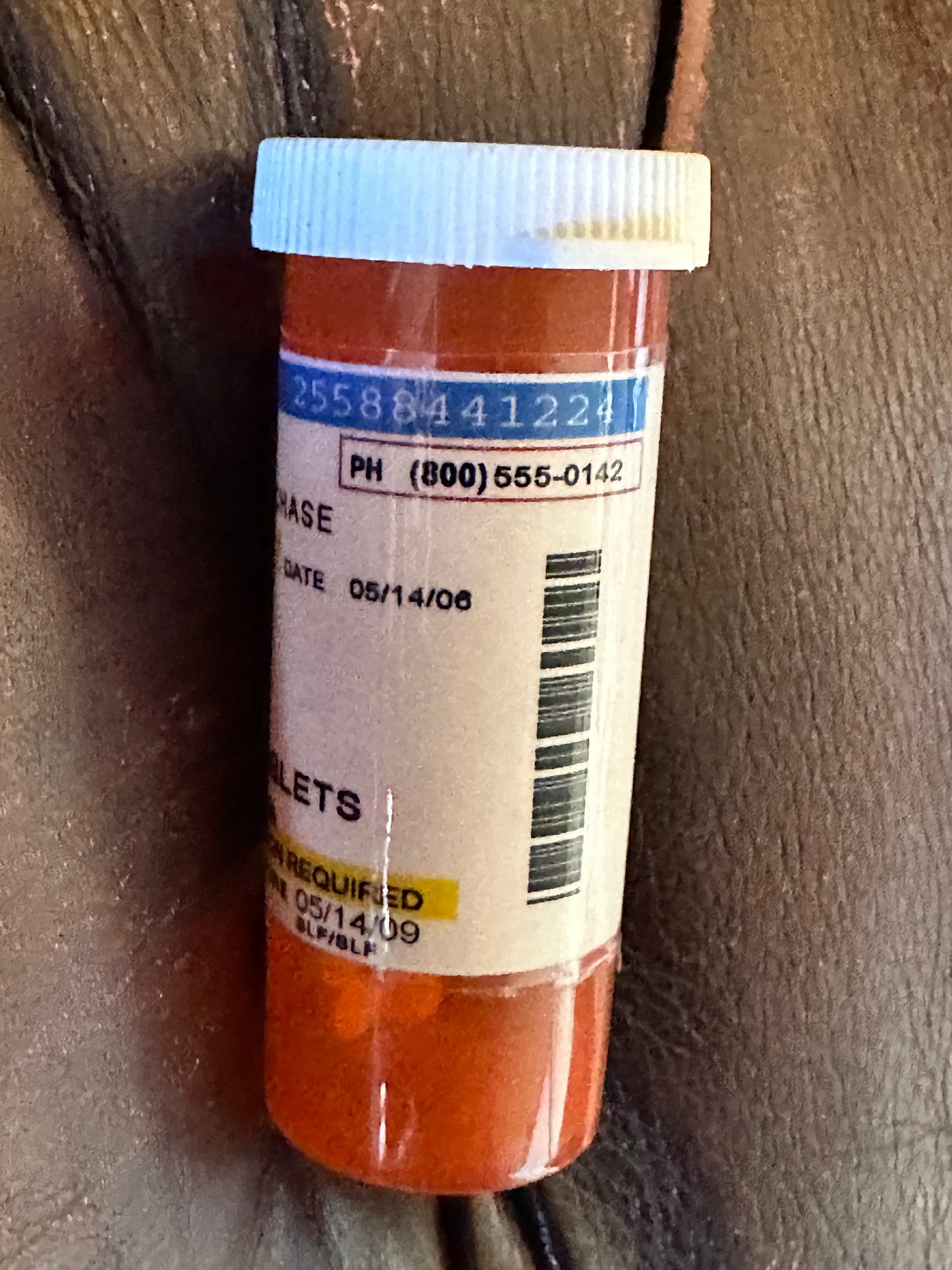 HOUSE: Dr Chase Nitroglycerin Prescription Bottle for M. JUBER