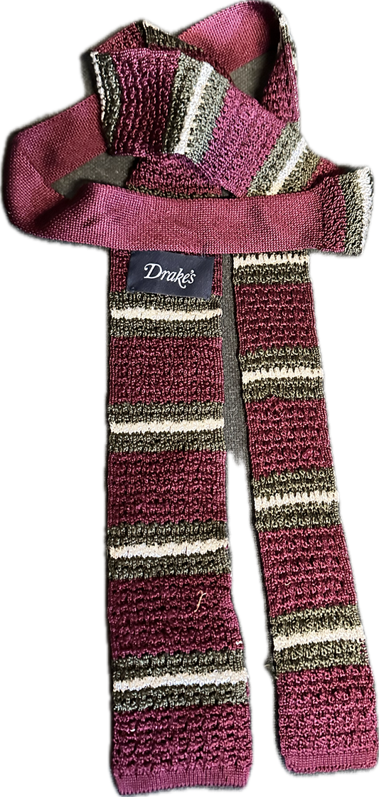 THE GENTLEMEN: Lord Pressfield’s DRAKES Knit Necktie