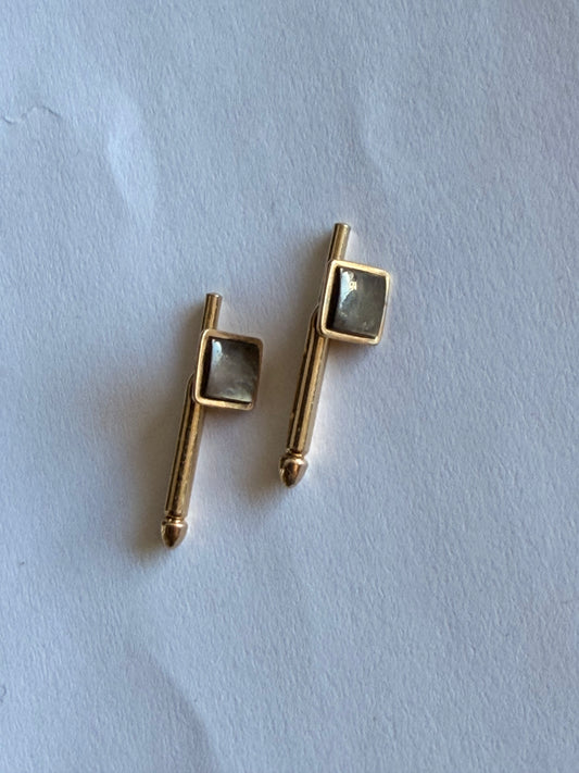 MAD MEN: Pete Cambell's Season 2 Mid-Century Cufflinks & Business Card