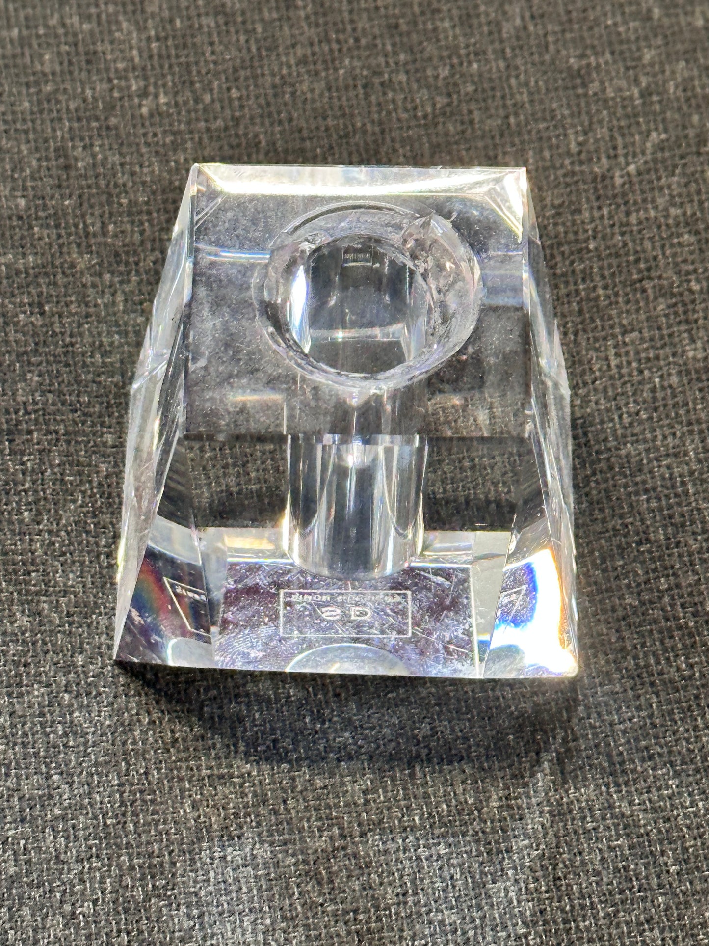 30 ROCK: Jack Donaghy CB2 Glass Crystal Candle Holder