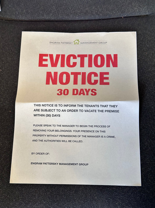 NEW GIRL: Jessica Day and crew 30 Day Eviction Notice