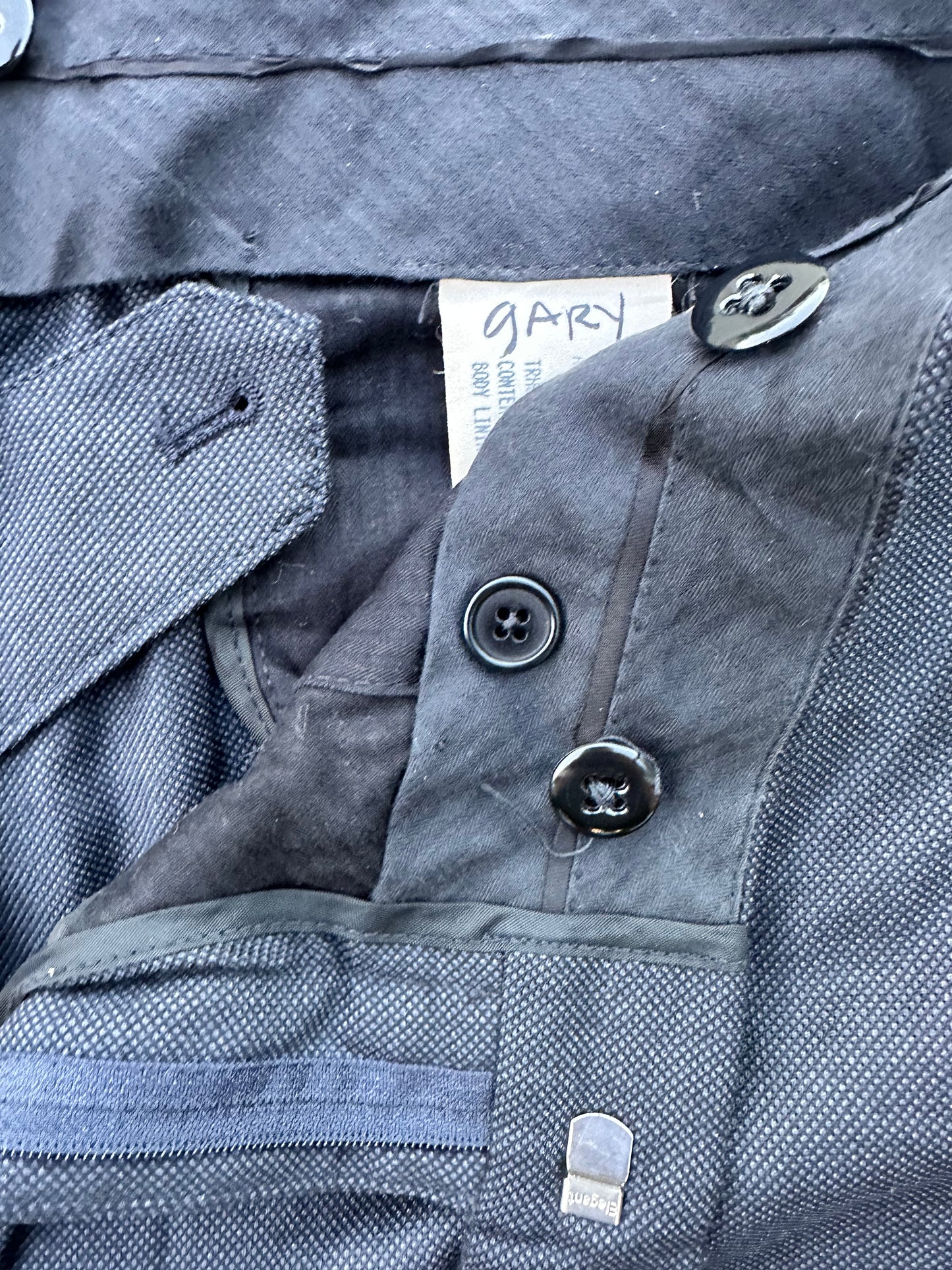 VEEP: Gary Walsh’s HERO Charcoal dark grey JOHN VARVATOS Pants (34)