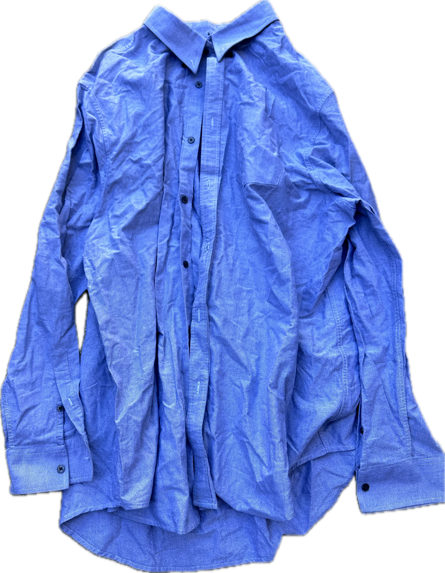 BALLERS: Spencer's Charcoal Long sleeved Button Down Shirt (3XL)