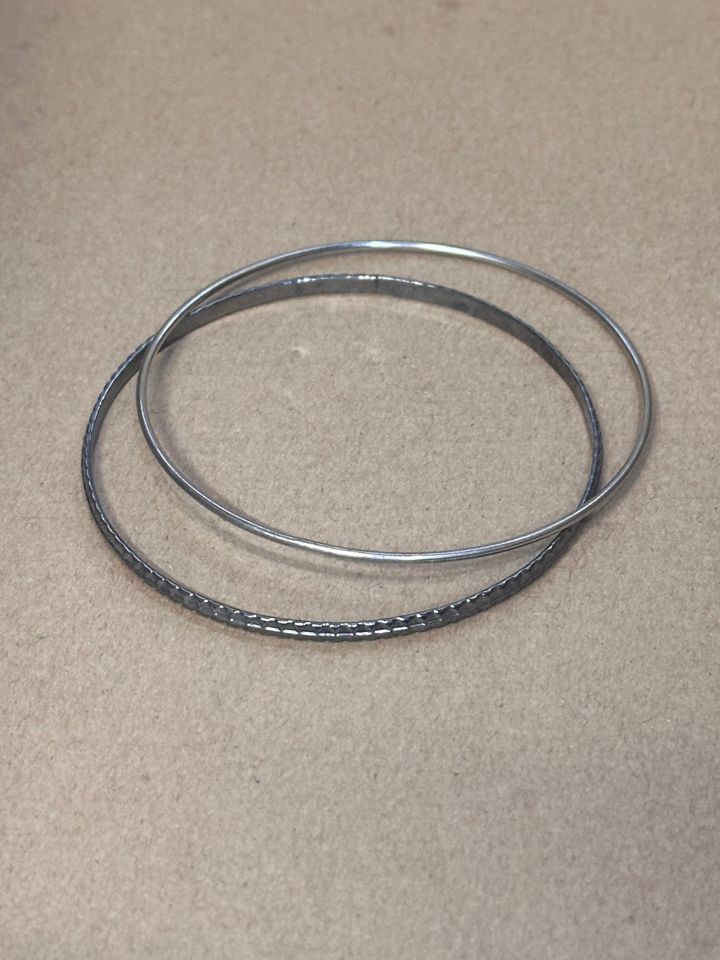 BONES: Angela’s Silver Bracelet Set