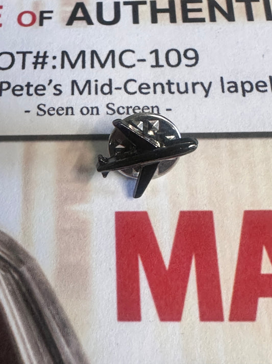 MAD MEN:  Pete’s Vintage Plane Lapel Pin