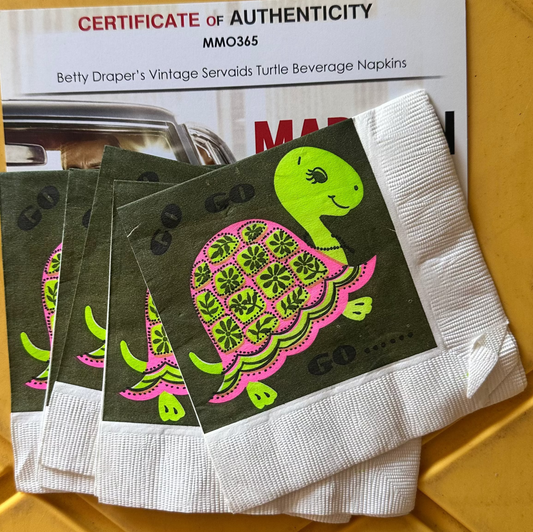 MAD MEN: Joan's Vintage Turtle Napkin Set (5)