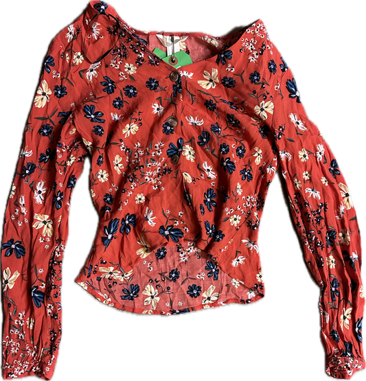 BONES: Angela's H&M Flower Pattern Shirt(S)