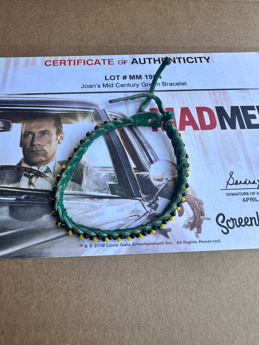 Mad Men: Joan's Mid-Century Green Bracelet