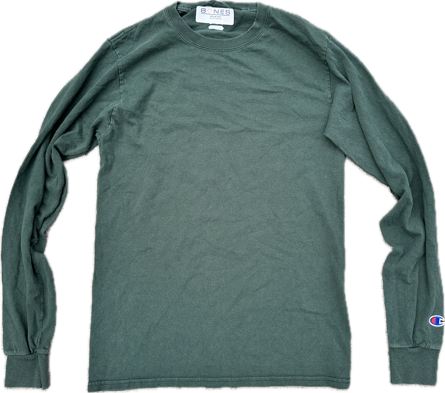 BONES: Agent Booth's CHAMPION Green Pullover Shirt (L)