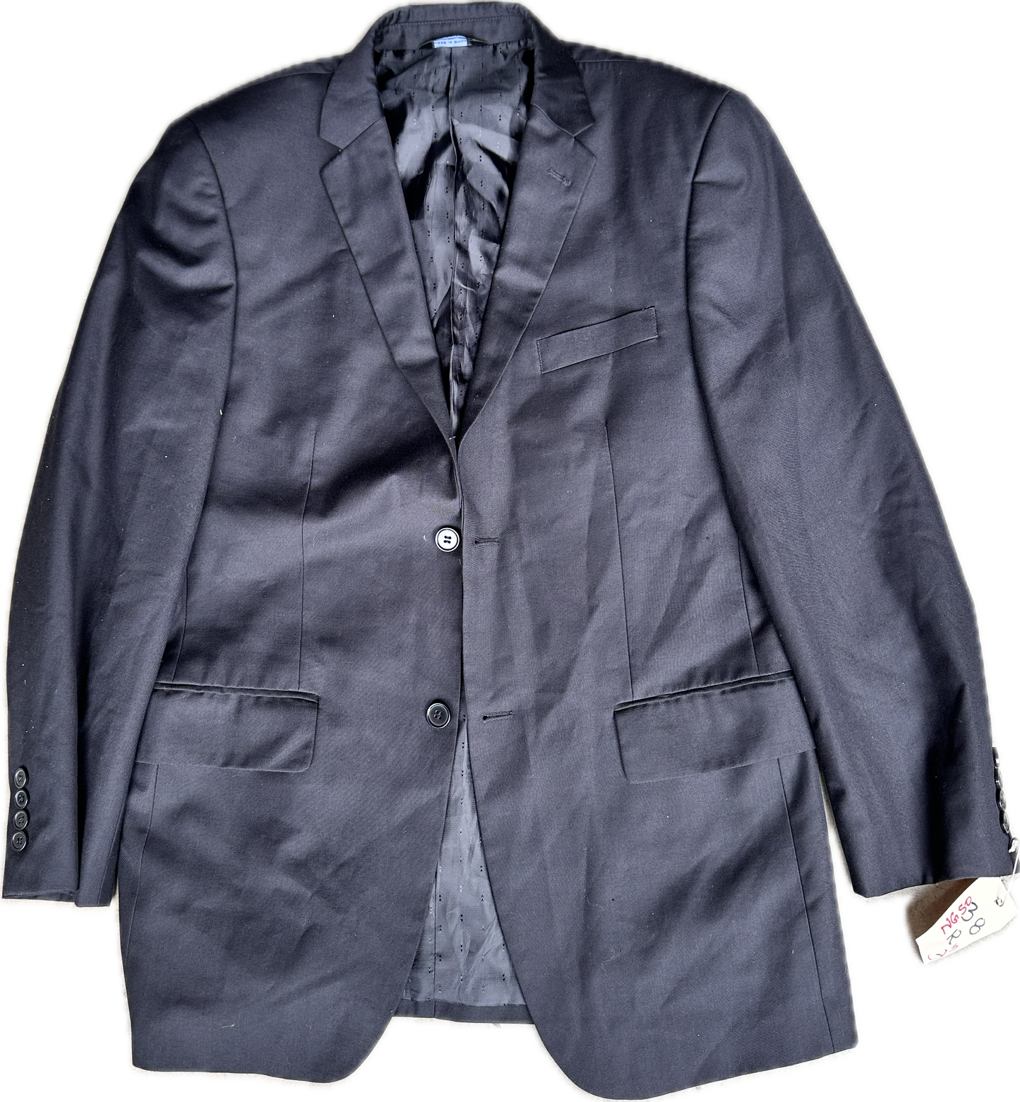 NEW GIRL: Winston's Agnelo Rossi Black Sport Coat (38)