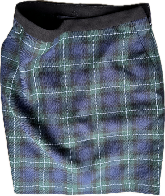 THE GENTLEMEN: Ros Designer Plaid Skirt (XS)