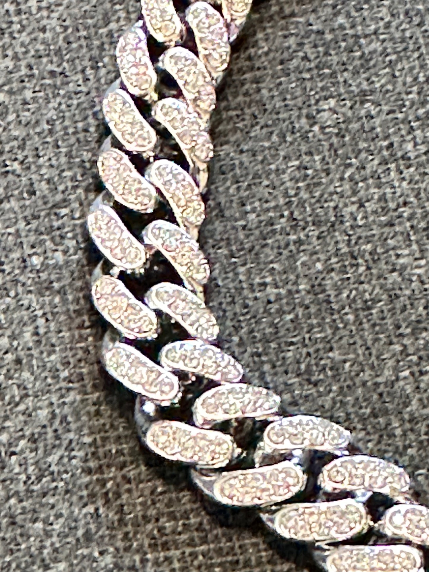 30 ROCK: Tracy's Silver Ice Chain Necklace (24”)