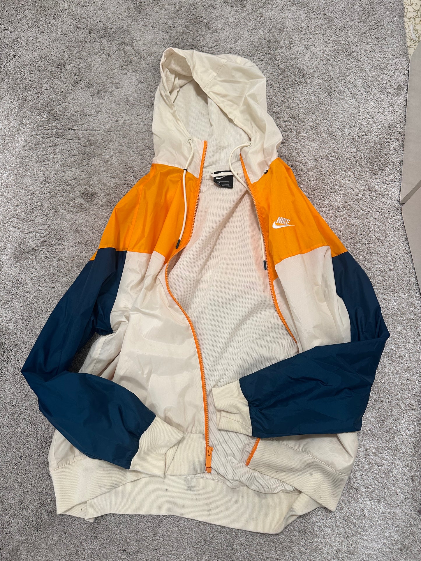 BALLERS: Jason's Iconic NIKE Teal Orange Windbreaker Jacket (L)