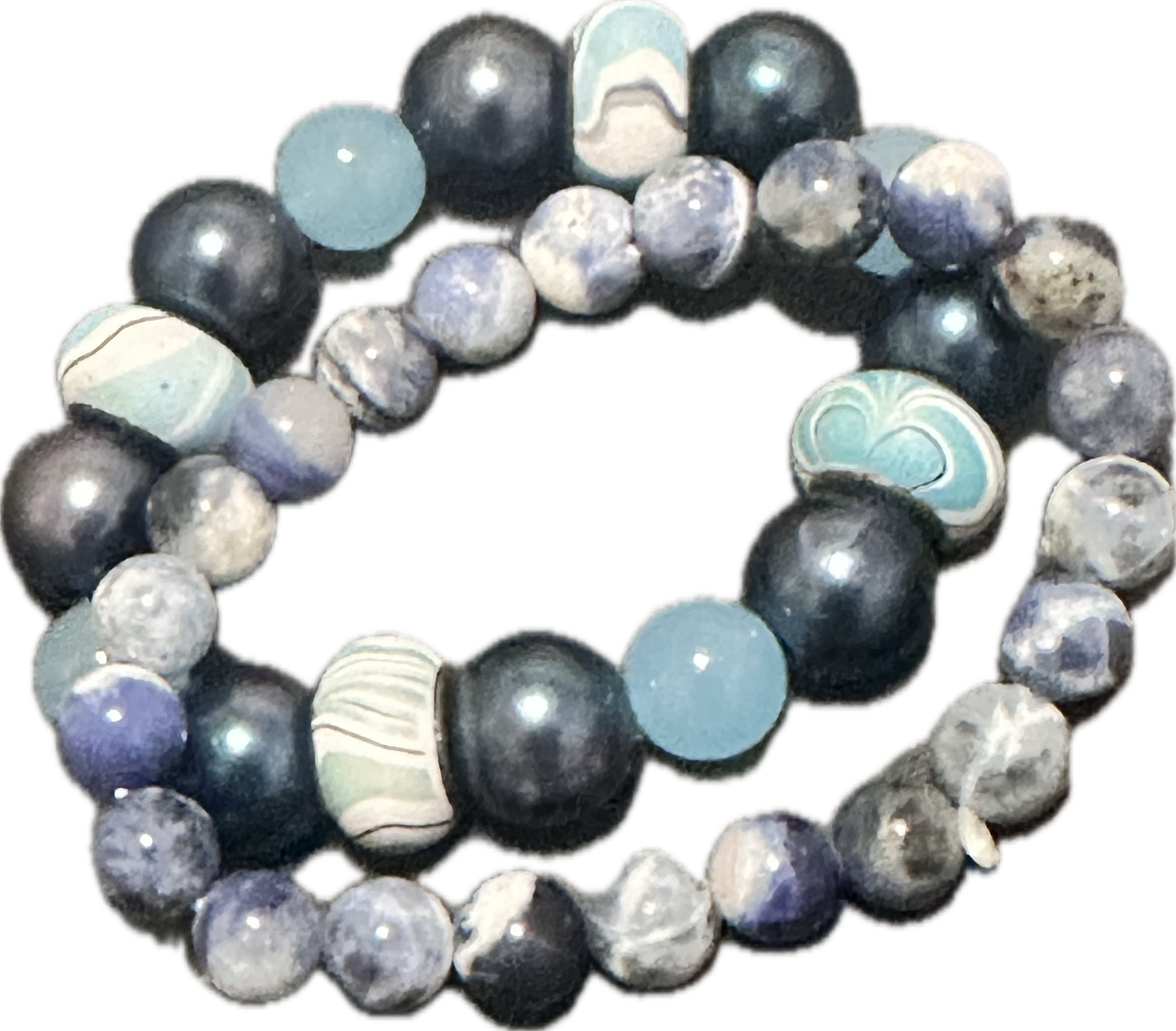 Peggy’s Mid-Century Turquoise and Blue Bracelets