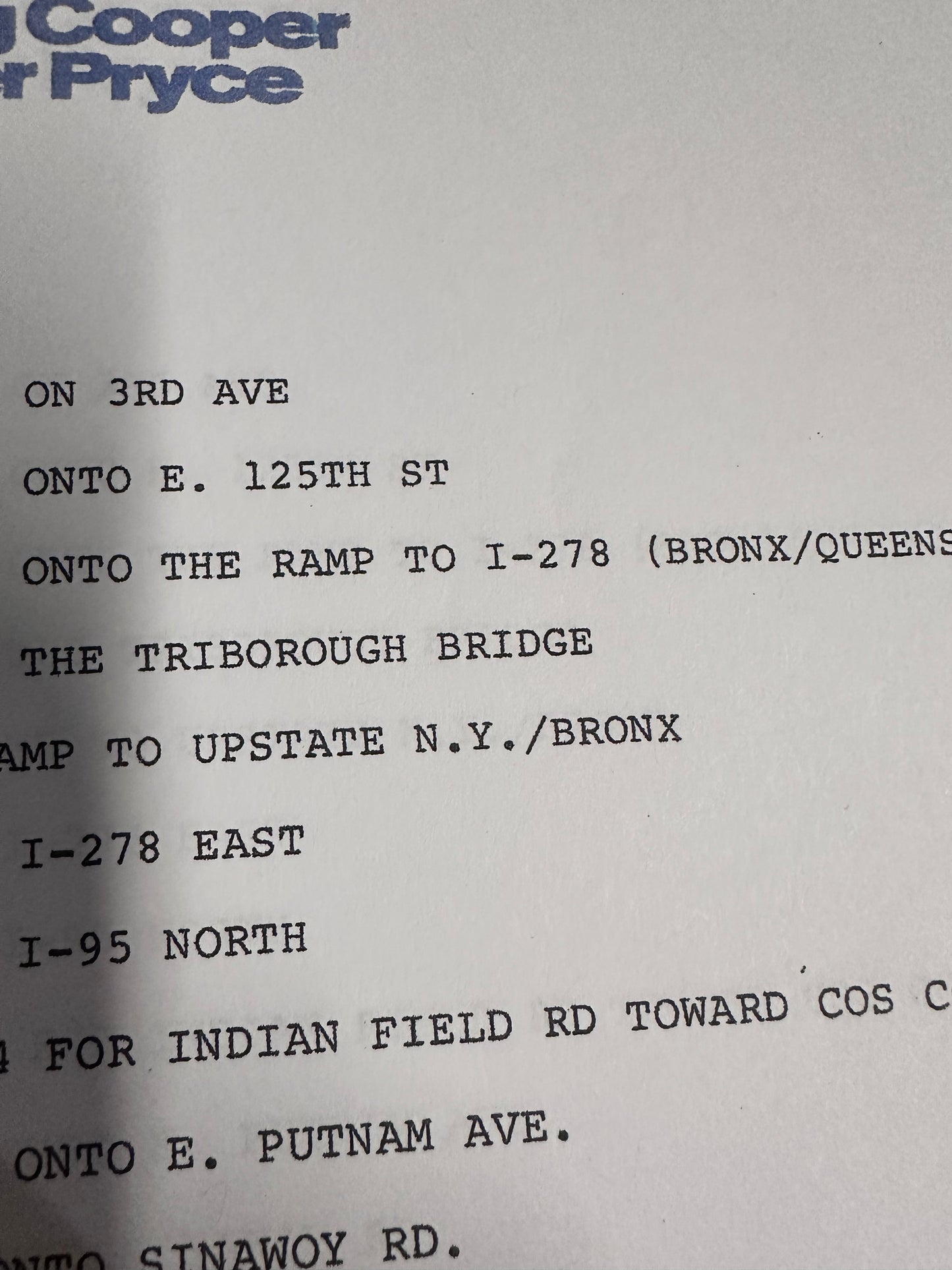 MAD MEN: Pete Cambell's Greenwich Home Directions for Party