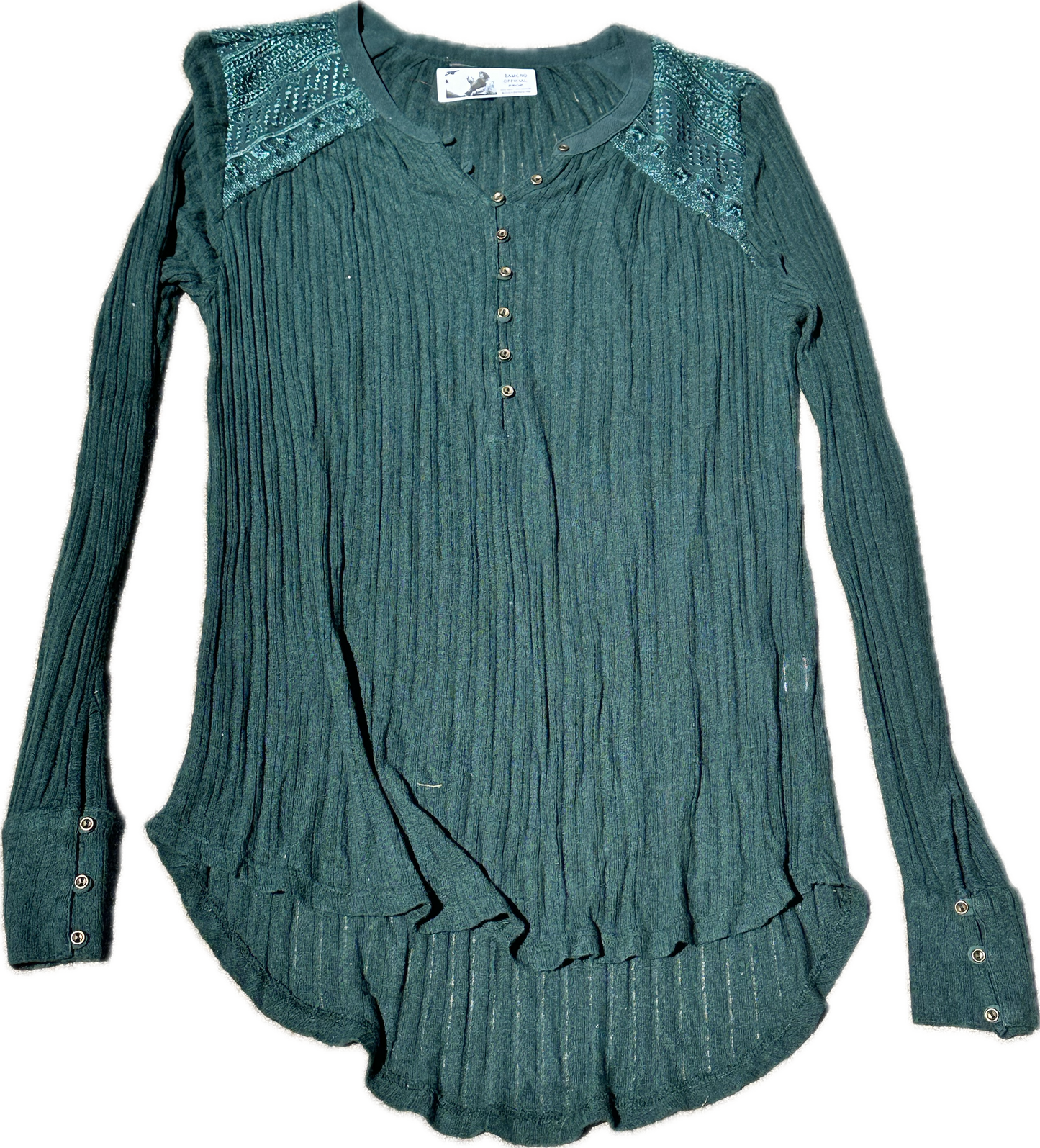 SONS OF ANARCHY: Gemma's Lucky Green Long Sleeve Shirt (S)