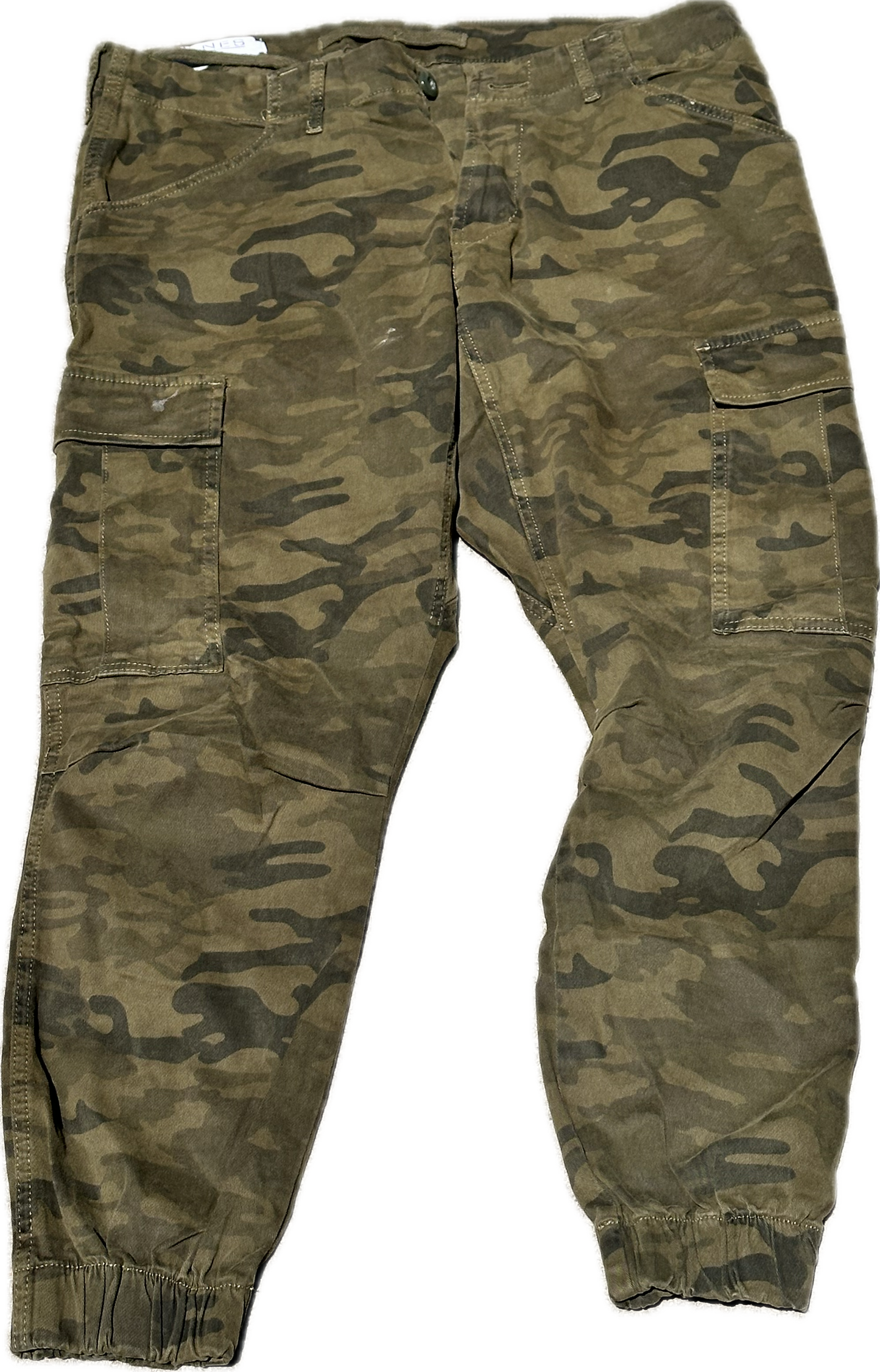 BONES: Dr. Jack Hodgins' ZARA Green Camo Utility Pants (S)