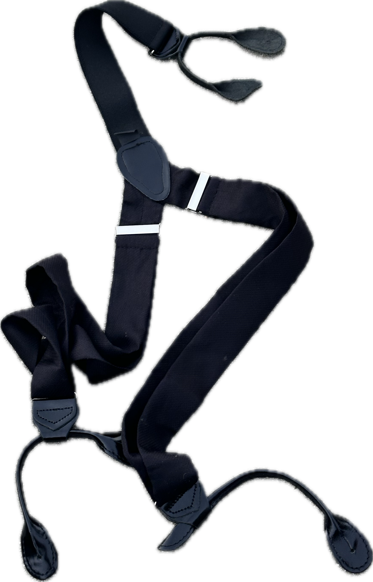 BONES: Agent Seeley Booth's HERO Black Suspenders