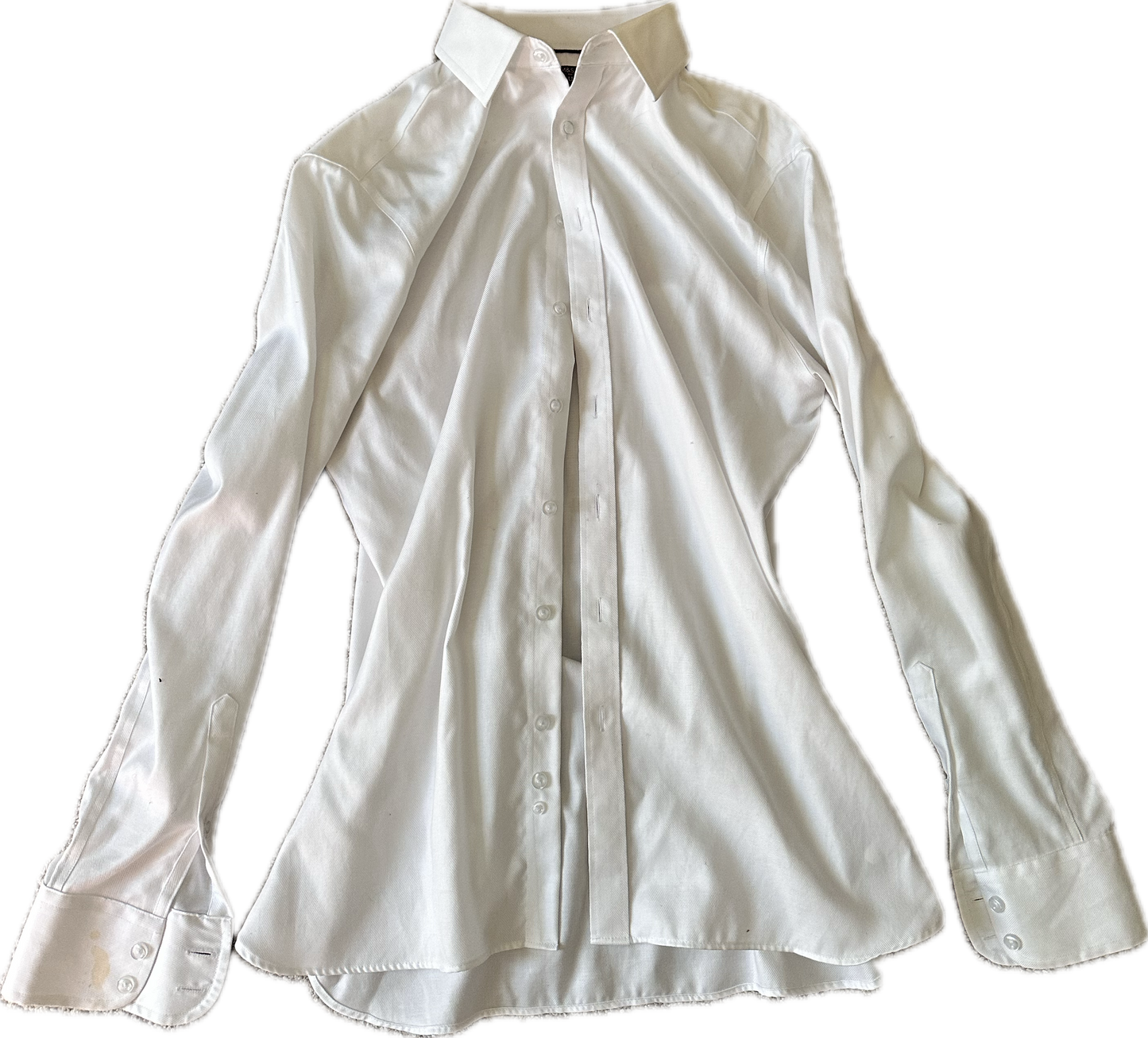 THE OFFICE: Andy’s white Button Up Long sleeve Shirt (L)