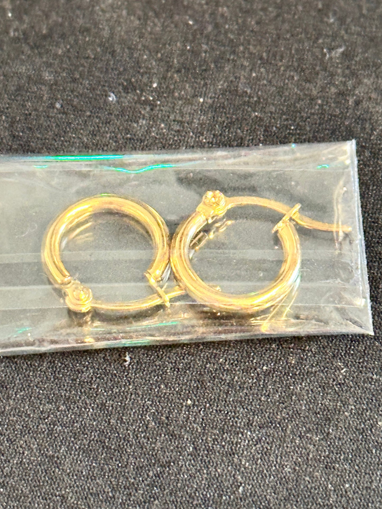 THE OFFICE: Pam Beesly's Production Used small Gold Hoop Earrings