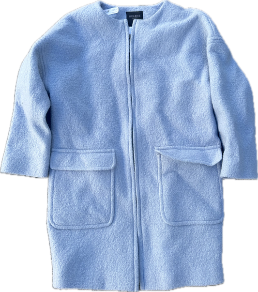 VEEP: Selina's HELENE Light Blue Winter Coat