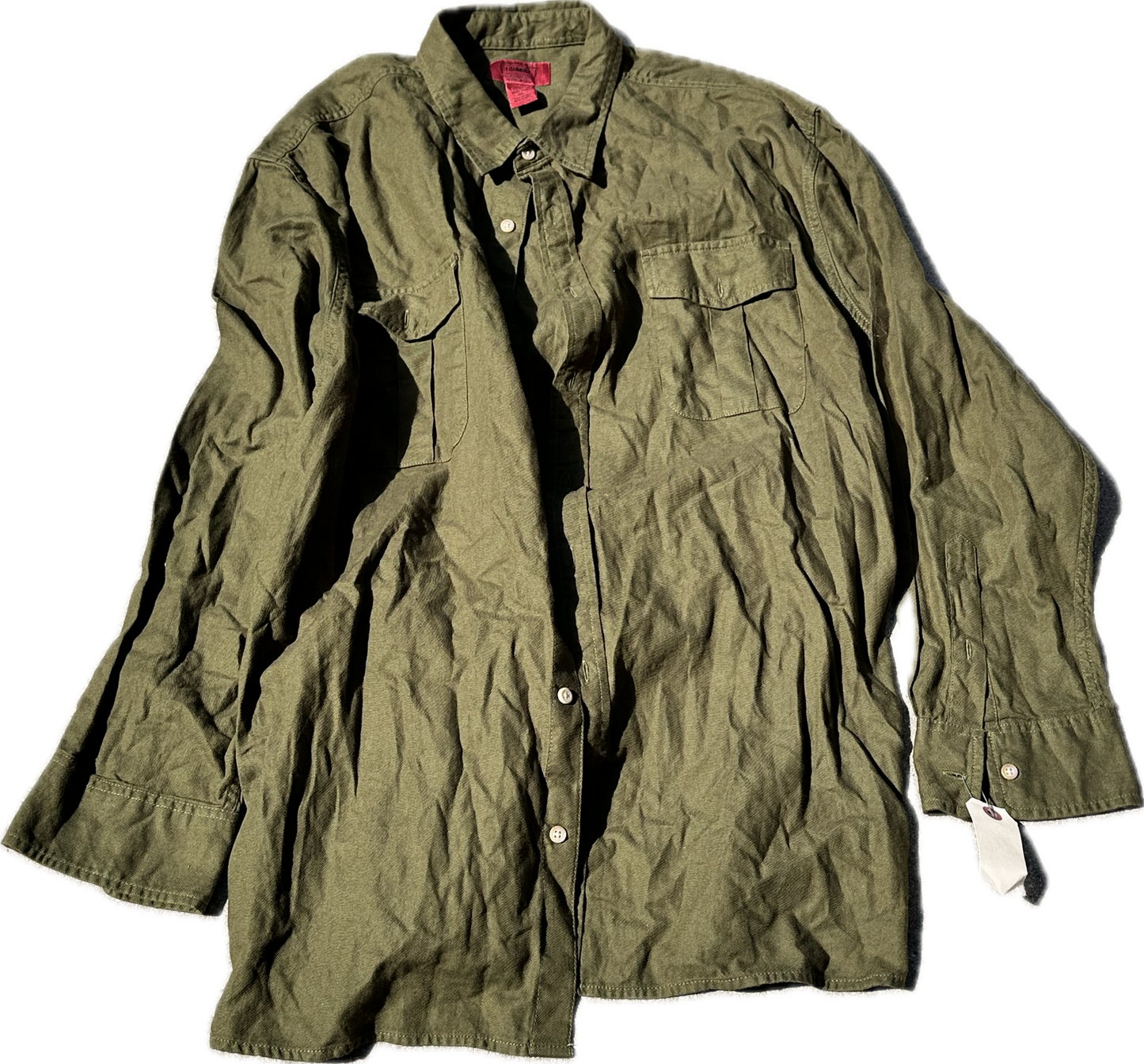 Sons Of Anarchy: Clay’s FOUNDRY Army Green Button Shirt (2XL)