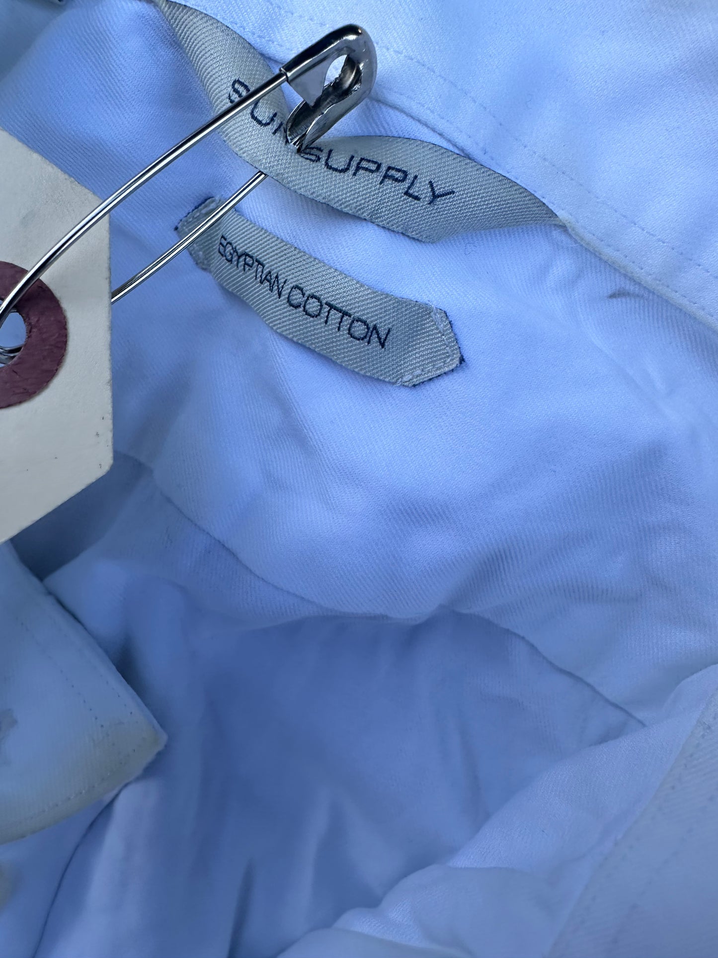 NEW GIRL: Nick Miller's SUIT SUPPLY Egyptian Cotton White Button Shirt (16)