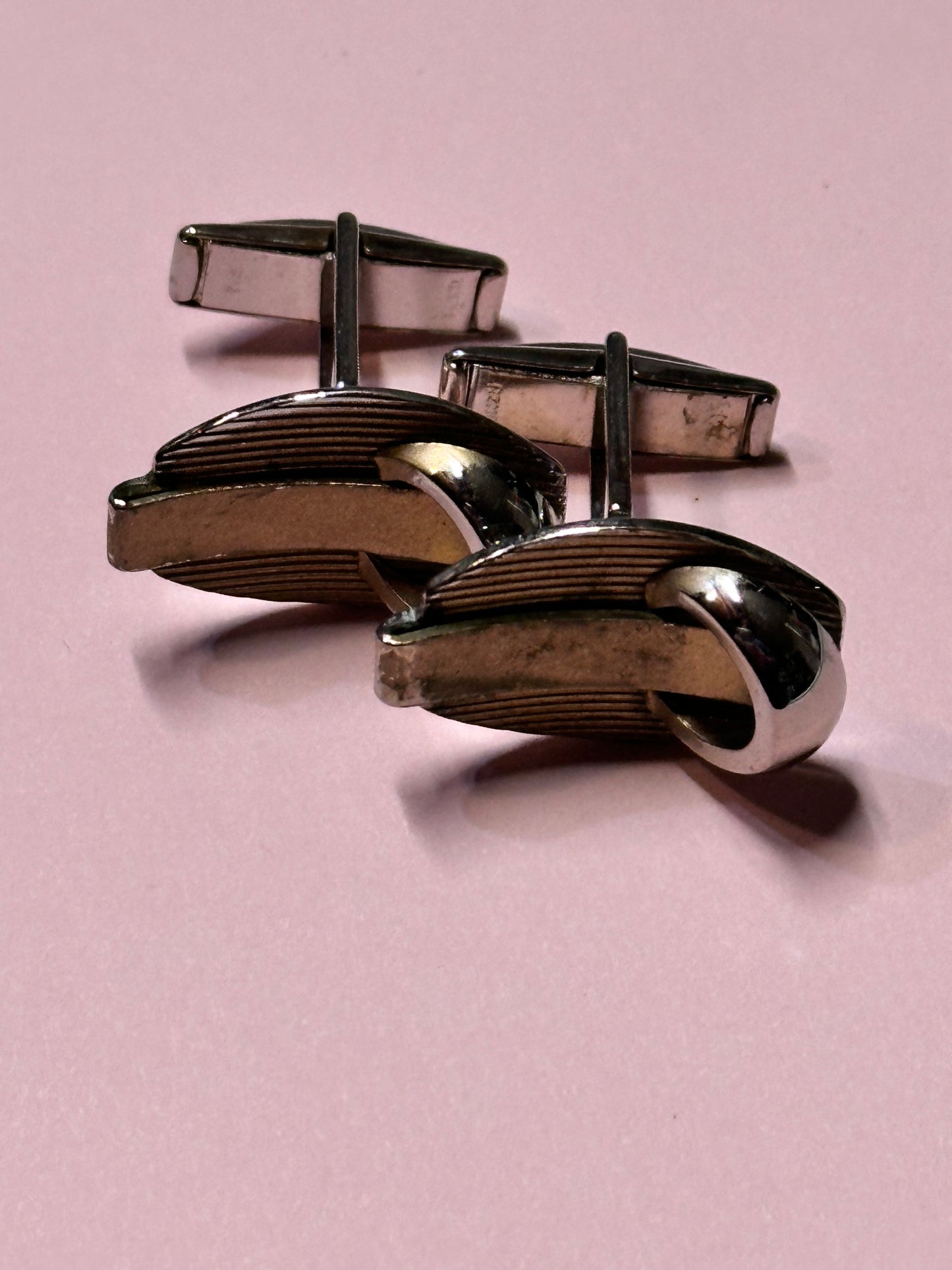 MAD MEN: Donald Draper Mid-Century Cufflinks from Season 7 Episode 7 + SCDP Card