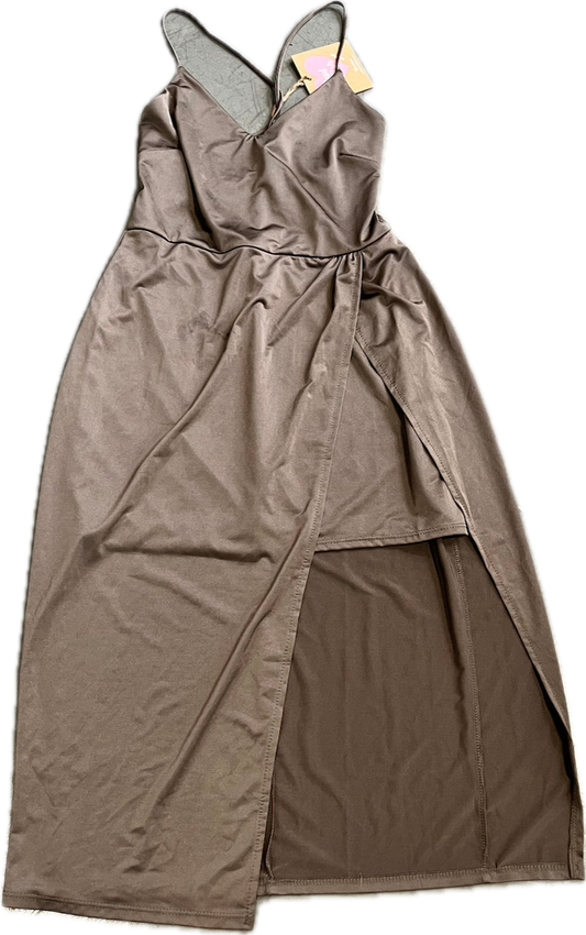 NEW GIRL: CeCe's Blue Blush Brown Lingerie Dress (M)