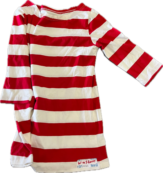 NEW GIRL: Winston's Red & White Stripe Never Ending Shirt
