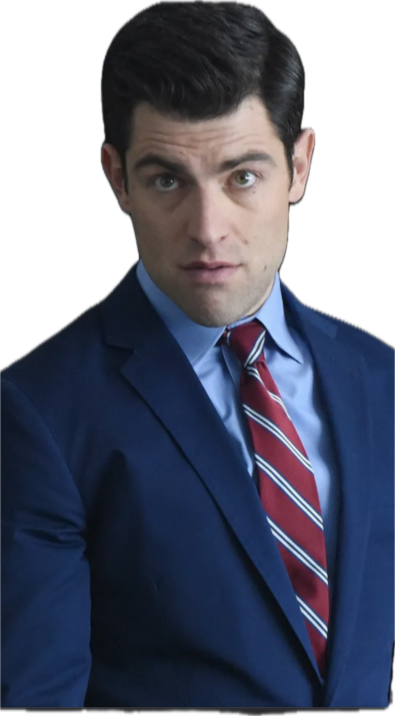 NEW GIRL: Schmidt’s Blue Long sleeve Shirt (16.5)