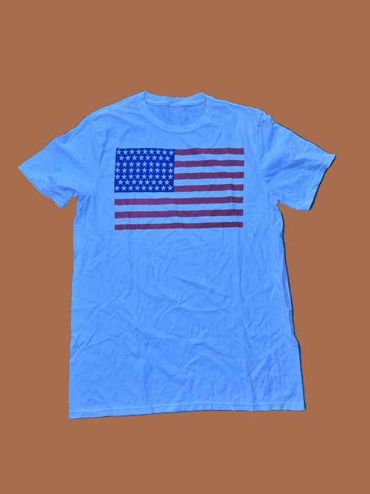 BONES: Agent Booth's White American Pride T-Shirt (L)