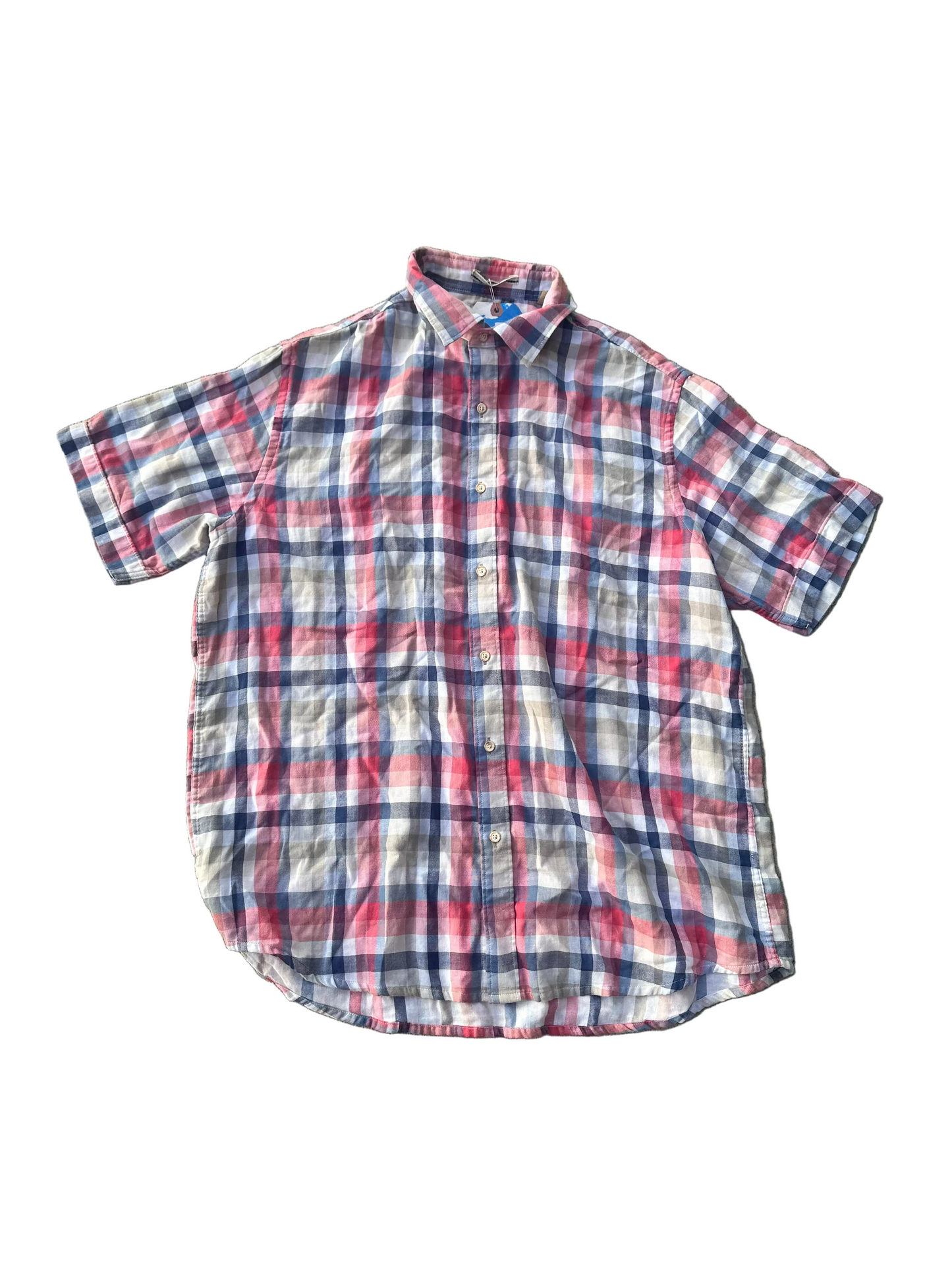 NEW GIRL: Bob Day's HERO Short Sleeve Plaid Shirt (XXL)