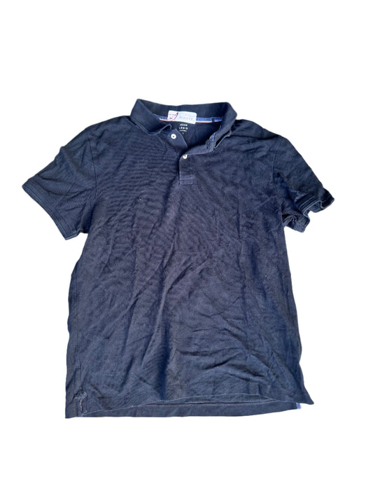 HOUSE: Dr James Wilson HERO Short Sleeve John Lewis Black Golf Shirt (L)