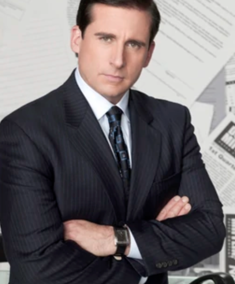 THE OFFICE: Michael Scott’s ARROW White Long Sleeved Shirt (L)