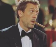 HOUSE: Dr. Gregory House HERO Black Bow Necktie