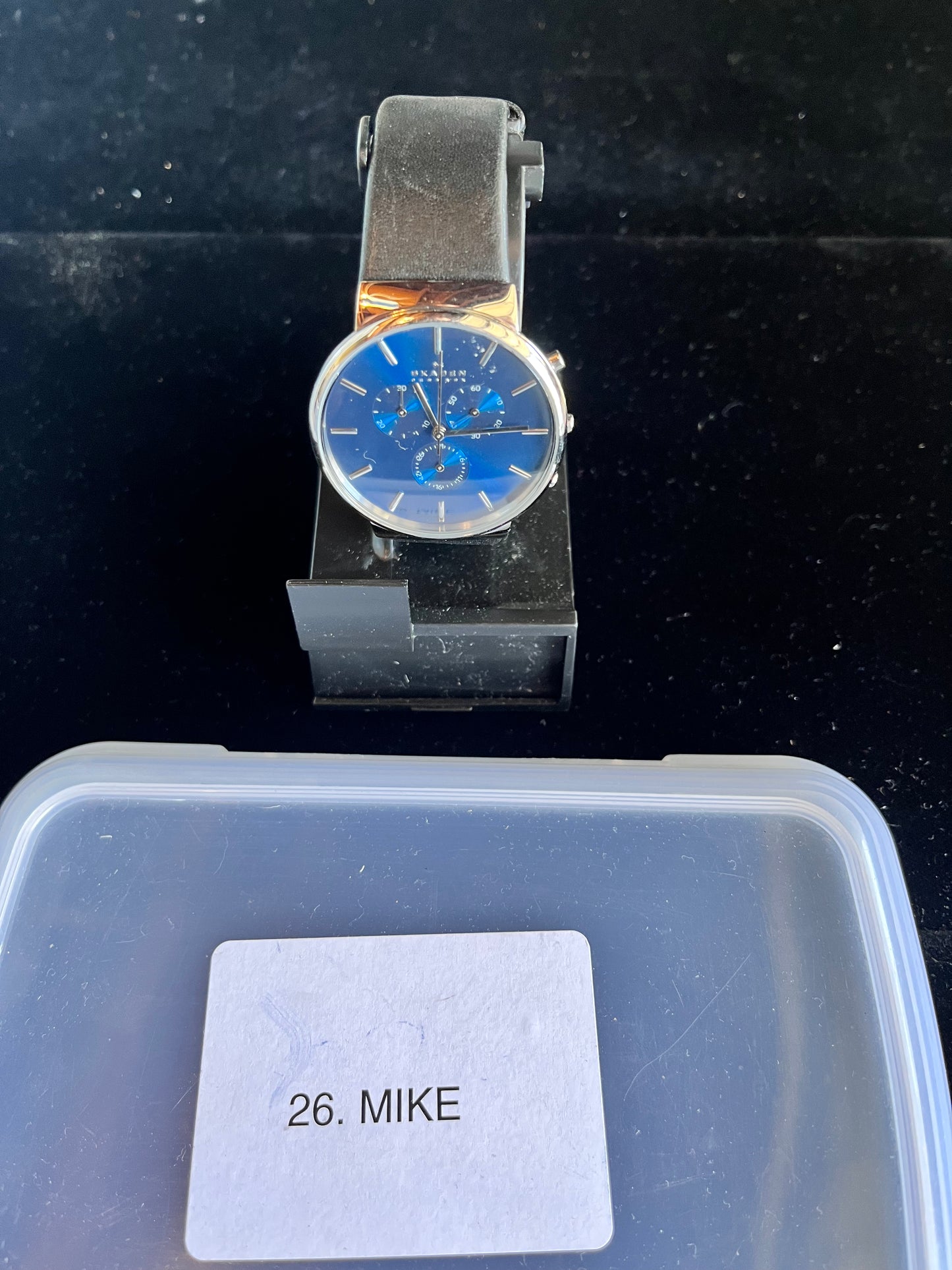 WRATH OF MAN: Mike’s Skagen Leather Band Watch