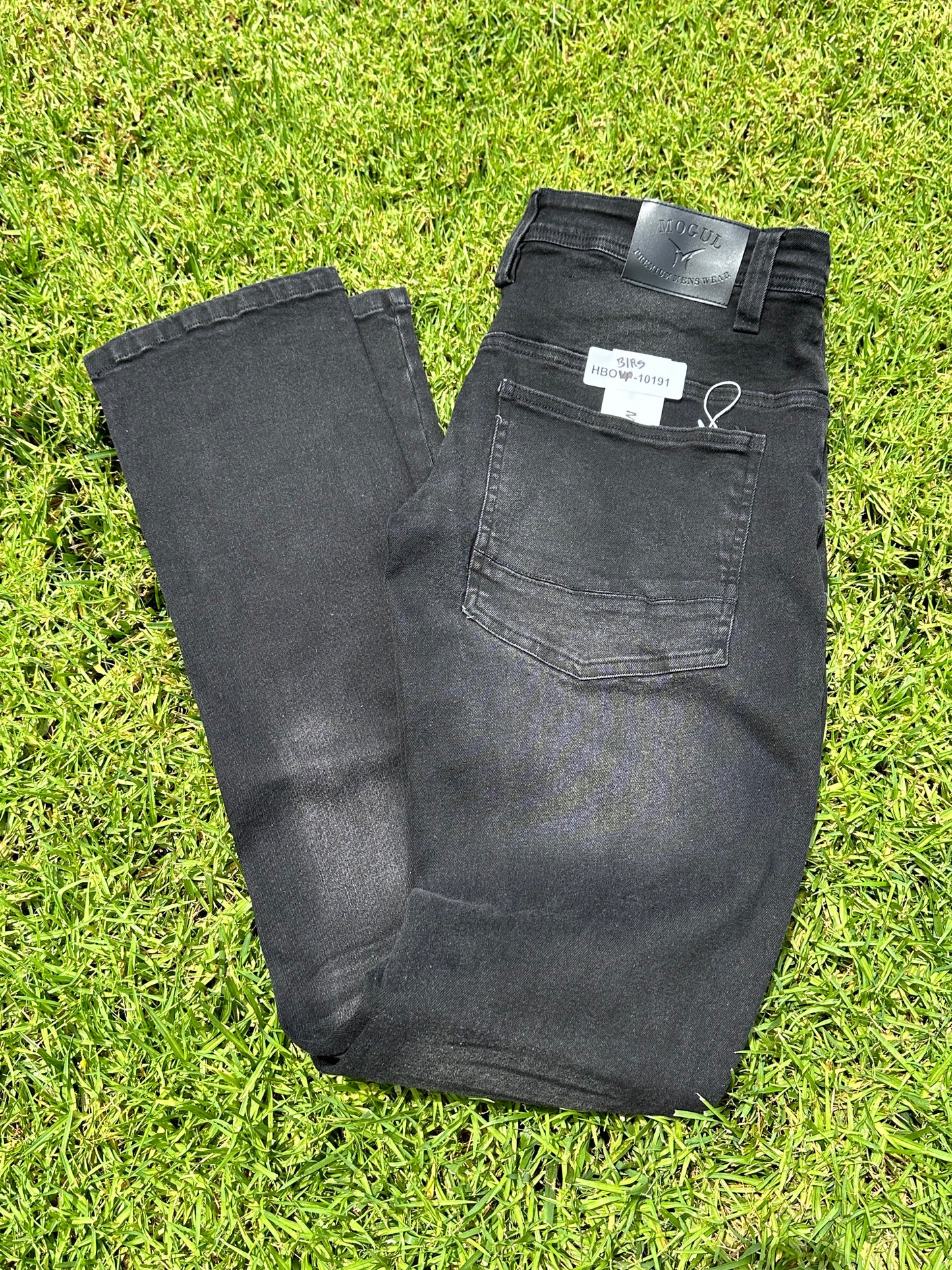 BALLERS: Ricky's MOGUL Black Denim Pants (34)