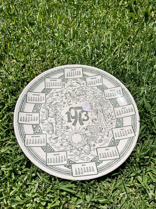 MAD MEN: Pete and Trudy's Mid-Century Commemorative 1973 Plate