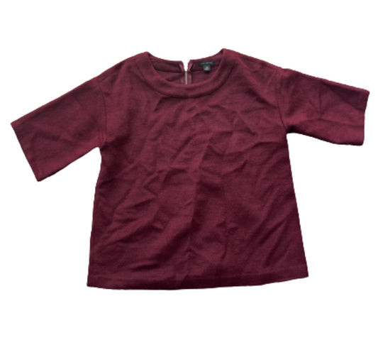 30 Rock: Liz Lemon Ann Taylor Maroon Shirt (XS)