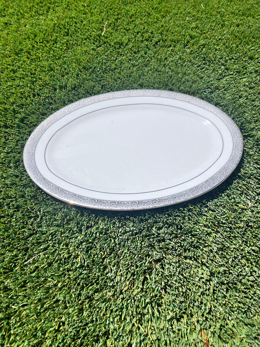 MAD MEN: Betty's Mid-Century Crown Italian design China Serving Dish