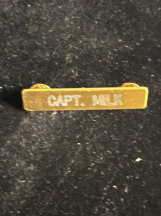 AHS: Capt. Milk Name tag