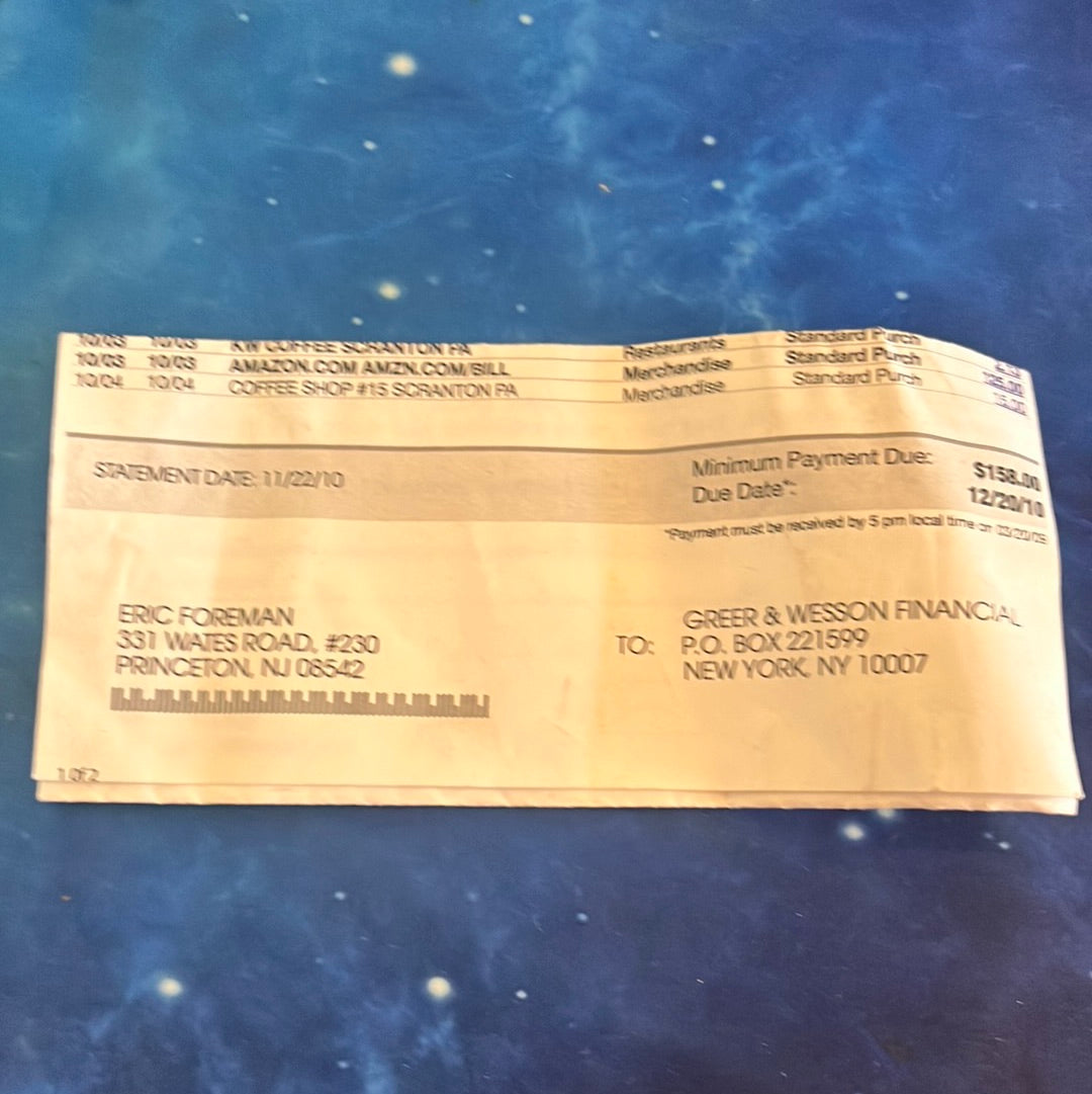 HOUSE: Dr. Eric Foreman's HERO Mail used on-screen