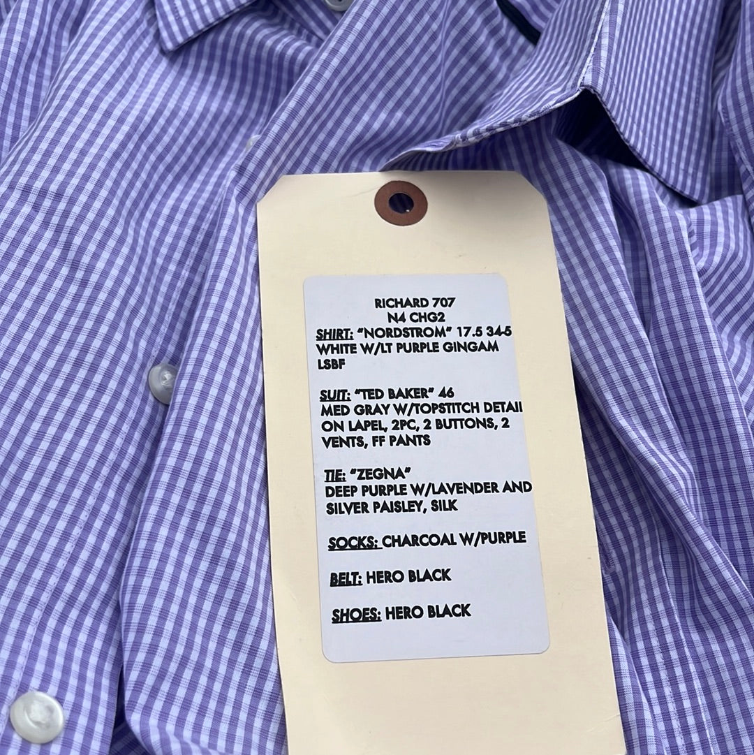 VEEP: Richard's Episode 707 Nordstrom Button Down Shirt (17.5)