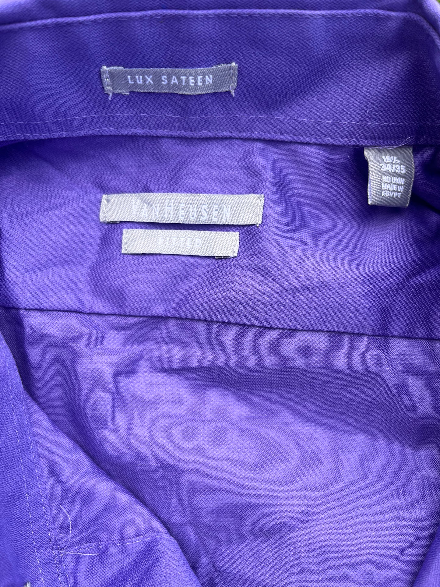SILICON VALLEY: Jeff’s Van Heusen Purple LS Shirt (15.5/34-35)