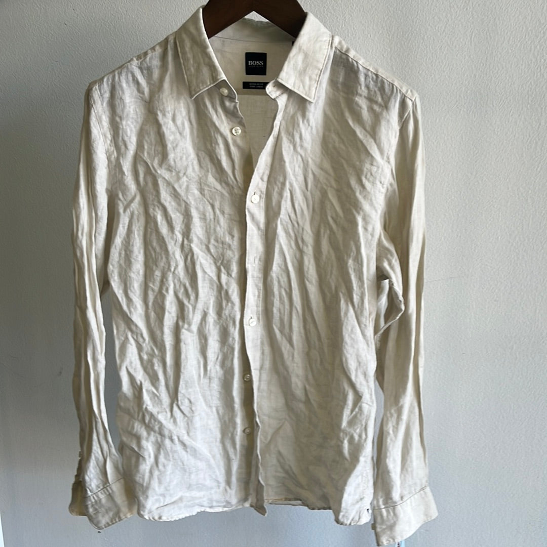 Ballers: Julian Anderson’s Season 5 Designer Linen Shirt (L)