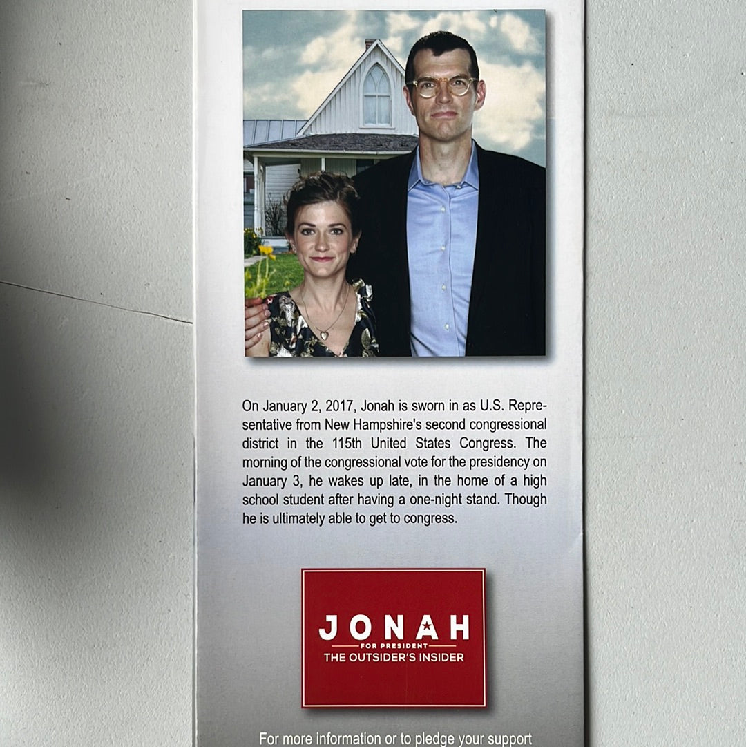 VEEP: Jonah's Campaign Flyer