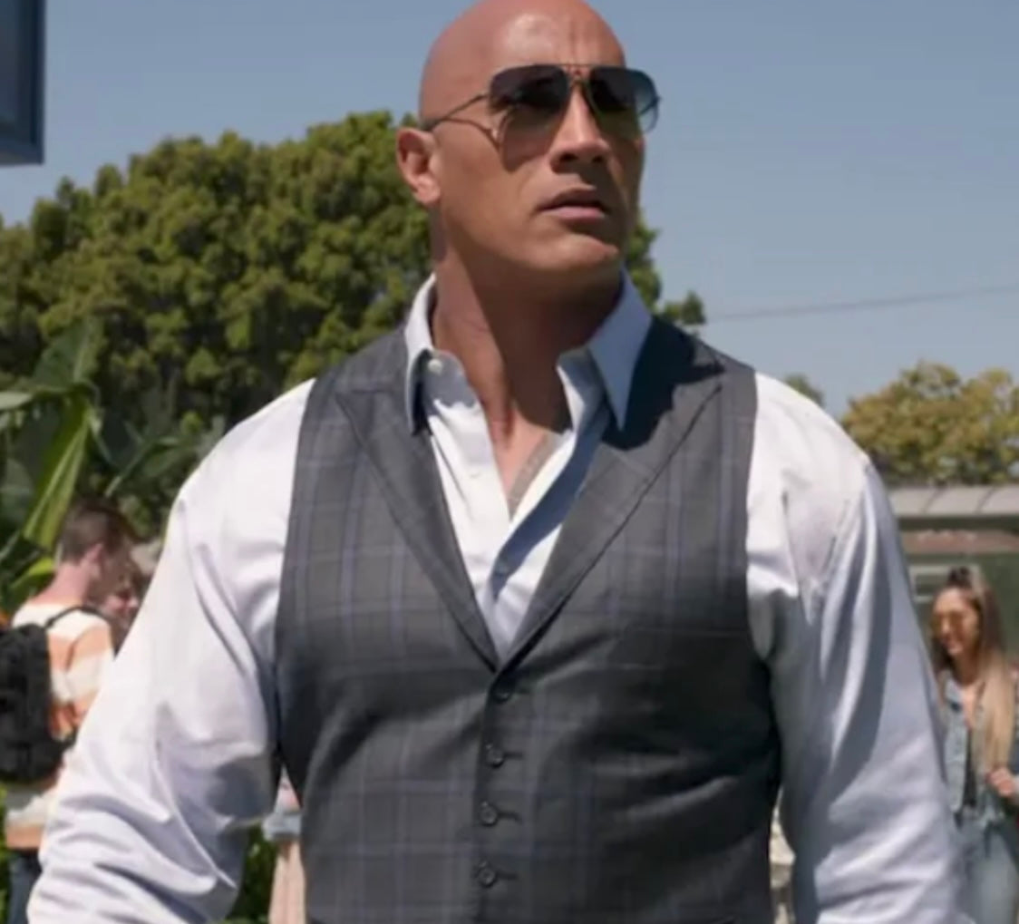 BALLERS: Spencer Strassmore’s (Dwayne Johnson) HERO Nordstrom White Long Sleeve Shirt (18)