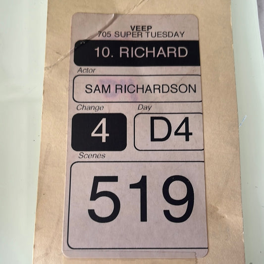 VEEP: Richard's JOSEPH ABBOUD Long sleeve Shirt